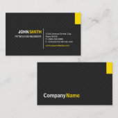 石油技術者 – Twillモダン Grid 名刺 (正面/裏面)