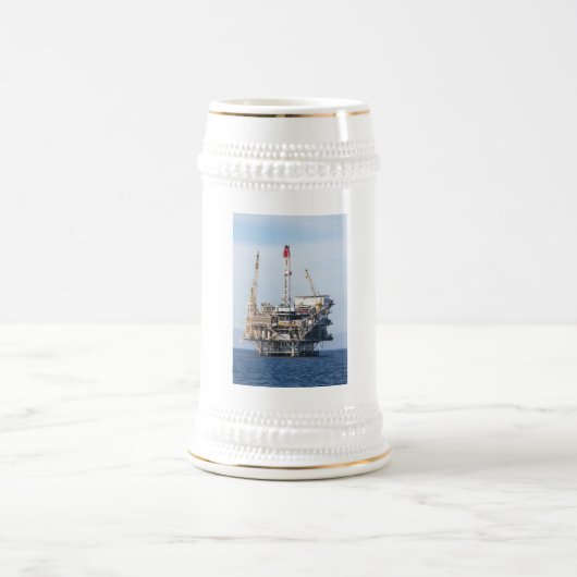石油掘削装置 ビールジョッキ (中央)