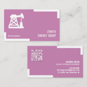 石油油&ガスQR名刺 名刺 (正面/裏面)