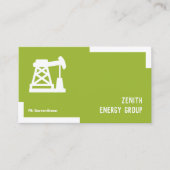 石油産業QR名刺 名刺 (正面)