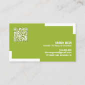 石油産業QR名刺 名刺 (裏面)