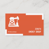 石油産業QR名刺 名刺 (正面)