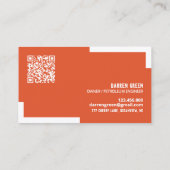 石油産業QR名刺 名刺 (裏面)