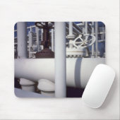 石油精製のパイプライン マウスパッド (マウス)