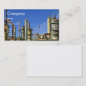 石油精製所 名刺 (正面/裏面)