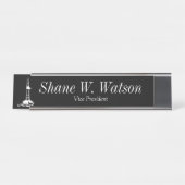 石油開発の装備のデザイン デスクネームプレート (正面)