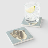 石洗浄コンチシェル ストーンコースター (横)