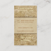 石淡い色の名刺 名刺 (裏面)