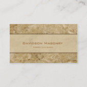 石淡い色の名刺 名刺 (正面)