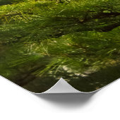 石灯篭と鳥居 ポスター (角)