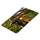 石灯篭と鳥居 マグネット (左側)