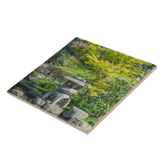 石灯篭日本の展陶瓦 タイル (側面)