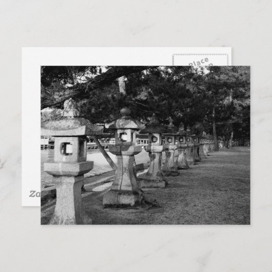 石灯篭 ポストカード (正面/裏面)