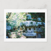 石灯篭:松江月勝寺 ポストカード (正面)