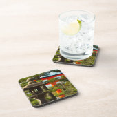 石灯籠と鳥居 コースター (右側)