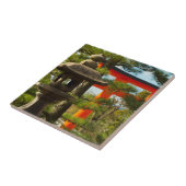 石灯籠と鳥居 タイル (側面)