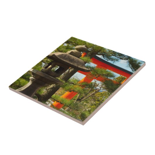 石灯籠と鳥居 タイル (側面)