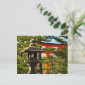 石灯籠と鳥居 ポストカード (スタンド正面)