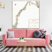 石灰岩からフランクフォートへの道 キャンバスプリント (インサイチュ (リビング))