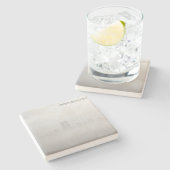 石灰岩のコースター-自由の霧 ストーンコースター (横)