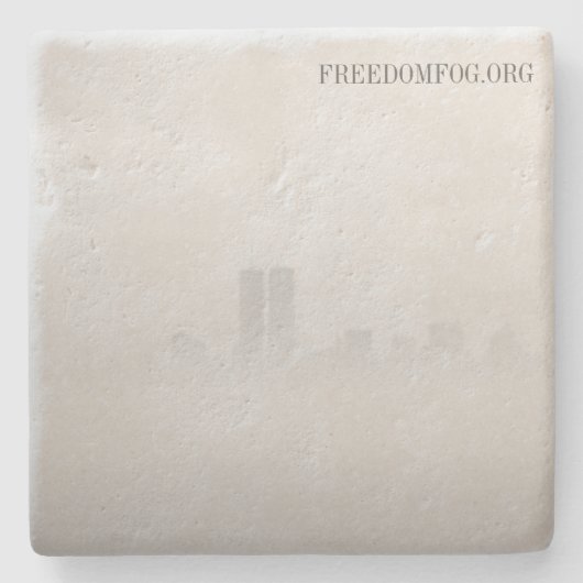 石灰岩のコースター-自由の霧 ストーンコースター (正面)