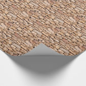 石灰岩の壁 ラッピングペーパー (角)