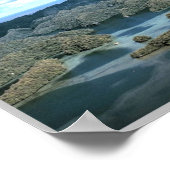 石灰岩の島 – パラオ –  ポスター (角)