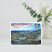 石灰岩の島 – パラオ –  ポストカード (スタンド正面)