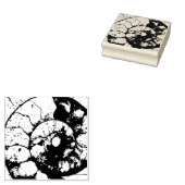 石灰岩アンモニア化石 ラバースタンプ (押印)