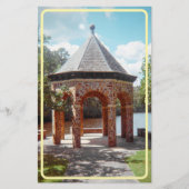 石灰岩ガゼボ静止型 便箋 (正面)