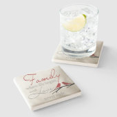 石灰岩コースター ストーンコースター (横)