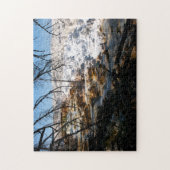 石灰岩テラスマンモスホット春イエローストーン ジグソーパズル (縦)