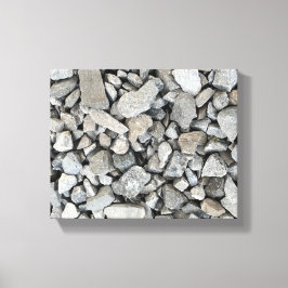 石灰岩砂利 キャンバスプリント