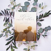 石灰色のアドーレお互いの書道写真 セーブザデート