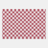 石炭いけな100%のリスト |クリスマス（赤と白） ラッピングペーパーシート (正面)