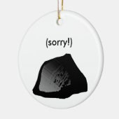 石炭のオーナメントの固まり セラミックオーナメント (左)