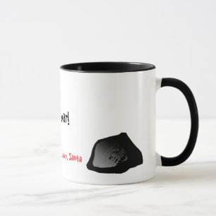 石炭のコーヒーの固まり マグカップ