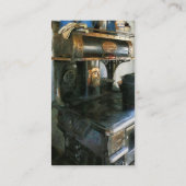 石炭のストーブ 名刺 (裏面)