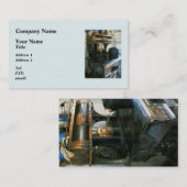 石炭のストーブ 名刺 (正面/裏面)