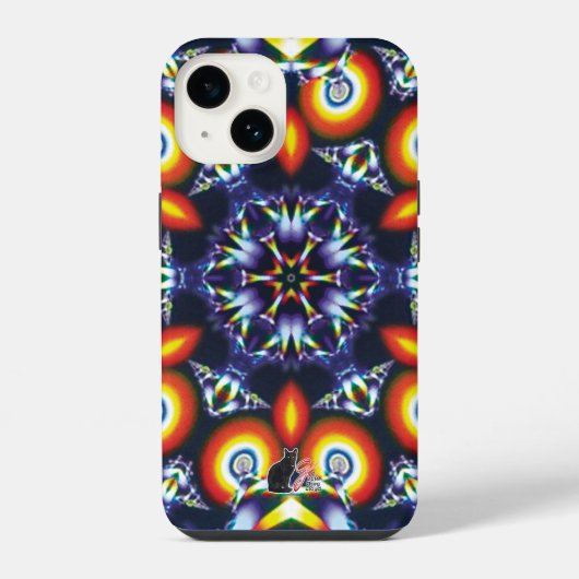 石炭の万華鏡 iPhoneケース (裏面)