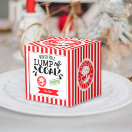 石炭の塊の面白いクリスマスの秘密のサンタパーティーのおもちゃ フェイバーボックス