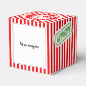 石炭の塊の面白いクリスマスの秘密のサンタパーティーのおもちゃ フェイバーボックス (裏面サイド)