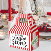 石炭の塊の面白いクリスマスの秘密のサンタパーティー フェイバーボックス