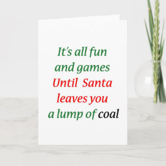 石炭の塊 シーズンカード