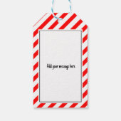 石炭の塊 面白い ファンキーな クリスマス シークレットサンタ ギフトタグ (裏面)