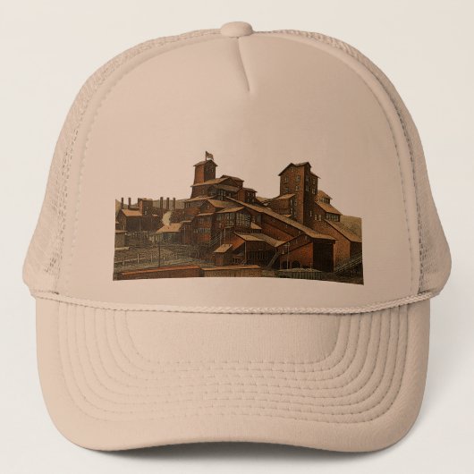 石炭の無煙炭の炭鉱の炭鉱作業員鉱山の芸術 キャップ (正面)