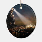 石炭は私達のライトを保ちます セラミックオーナメント (左)