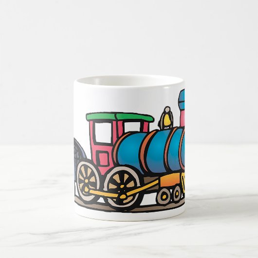 石炭を牽引する列車 コーヒーマグカップ