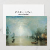 『石炭を積む船員たち』(せきたんをつむふねびとたち、英: Keelmen Heaving Coals 招待状 (正面/裏面)