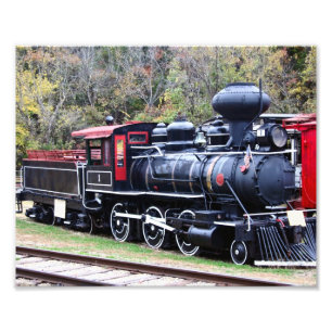 石炭エンジンの列車 フォトプリント           